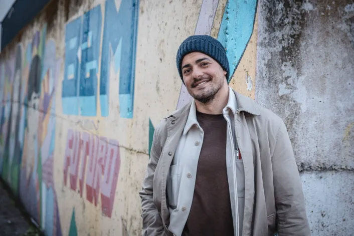 Gonçalo Folgado, arquiteto, é fundador e presidente adjunto dos Amigos do B2M, vice-presidente da Rede DLBC e dirigente da Locals Approach. Foto: Líbia Florentino